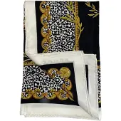 GUESS Sciarpa nera 90 x 90 — Sciarpa