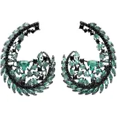 Avant Garde Orecchini 'Jelenama' verde