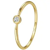 Dear Me Anello oro / trasparente