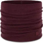 Buff Heavyweight Merino Wool Sciarpa a tubo (One Size, rosso)