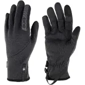 Buff Tech Fleece Gloves Guanti (M, nero/grigio)
