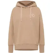 Elbsand Women's Leah Felpa con cappuccio Donna (S, beige)