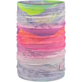 Buff Merino Lightweight Prints Sciarpa (One Size, fuchsia)