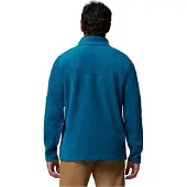 Columbia Steens Mountain Half Snap II Pullover in pile Uomo (XL, blu)