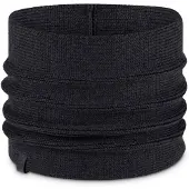 Buff Knitted Neckwarmer Merix Sciarpa (One Size, nero)
