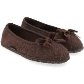 Haflinger Women's Fiocco Pantofole Donna (38, marrone)
