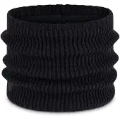 Buff Rutger Fleece Neckwarmer Sciarpa a tubo (One Size, nero)