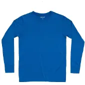 Devold Classic L/S Maglia merino Uomo (L, blu)