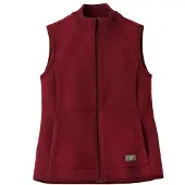 Disana Women's Weste Gilet in lana merino Donna (38, rosso)