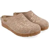 Haflinger Women's Grizzly Meadow Pantofole Donna (37, beige/marrone)