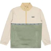 Billabong - Polaire demi-zippée à col montant - Space Lobster Khaki per Uomo - Taglia L - Beige
