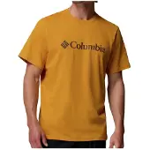 Columbia CSC Basic Logo Tee T-shirt Uomo (XXL, marrone)
