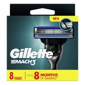 Gillette Mach3 8 lame — Testine di Ricambio