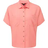 Sherpa Women's Palmo S/S Shirt Camicetta Donna (S, rosso)