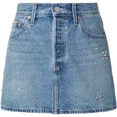 Levi's Gonna 'Icon Skirt' blu denim / argento