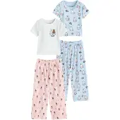 Next Pigiama blu chiaro / marrone / rosa / bianco