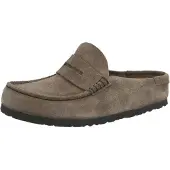 Birkenstock per donna. 1029712 Mocassini in Pelle Naples Wrapped (Vestibilità Stretta) marrone (37), Basso, Camoscio, Nessuno, Casual