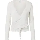 Pieces Top Incrociato | Grigio | L