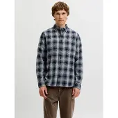 Jack & Jones Camicia 'JPRBluharvey' blu scuro / grigio chiaro