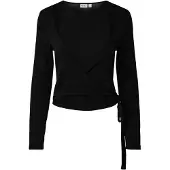 Pieces Top A Maniche Lunghe | Nero | M
