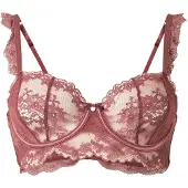 Hunkemoller Reggiseno 'Naomi' rosa antico