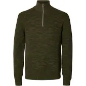 Selected Maglione Con Mezza Zip Dane