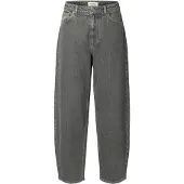 Selected Jeans Barrel Fit Donne Grigio 29