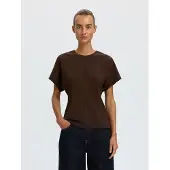 Selected T-shirt Donne Marrone XS