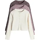 The Set Giacchetta crema / prugna / malva