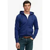Superdry Giacca di felpa 'Essential' blu scuro