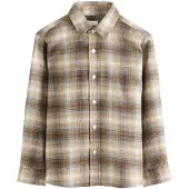Next Camicia camello / beige chiaro / blu chiaro / cioccolato