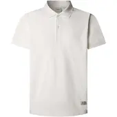 Pepe Jeans per uomo. PM5400200 Polo Owen bianco sporco (XXL), Casual, Cotone, Manica corta