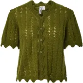Pieces Cardigan A Maglia | Verde | S