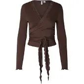 Pieces Top Incrociato | Marrone | S