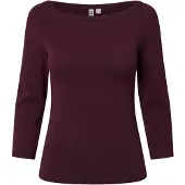 Pieces Top Con Maniche A 3/4 | Winetasting | XS