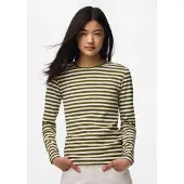 Pieces Top A Maniche Lunghe | Verde | L