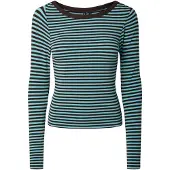 Pieces Top A Maniche Lunghe | Blu | L