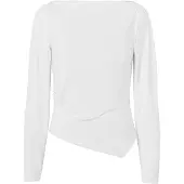 Pieces Top A Maniche Lunghe | Bianco | XS
