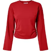 Pieces Top A Maniche Lunghe | Rosso | L