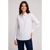 Barbour per donna. LSH1771 Camicia Adalyn bianco (L), Casual, Cotone, Manica lunga
