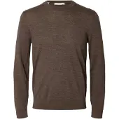 Selected Pullover Uomini Marrone XL