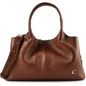 Coccinelle Nell Borsa a spalla Vera Pelle 32 cm marrone