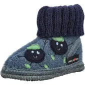 Haflinger Kid's Hüttenschuh Blaubeere Pantofole Bambini (27, turchese)