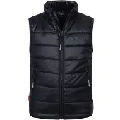 TROLLKIDS Kids Trondheim Vest Gilet sintetico Bambini (98, nero)