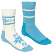 Kari Traa Women's Rusa Sock 2-Pack Calze invernali Donna (36-38, blu)