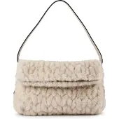 Liu Jo borsa riccy in pelliccia sintetica crema