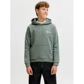 Jack & Jones Felpa Con Cappuccio Stampa Sul Retro Boys