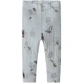Name it Leggings 'NBMWANG' blu colomba / marrone / lilla pastello / arancione pastello