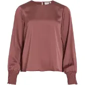 Vila Viellette Round Neck Top A Maniche Lunghe