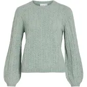 Vila Viliga Pointelle Pullover A Maglia